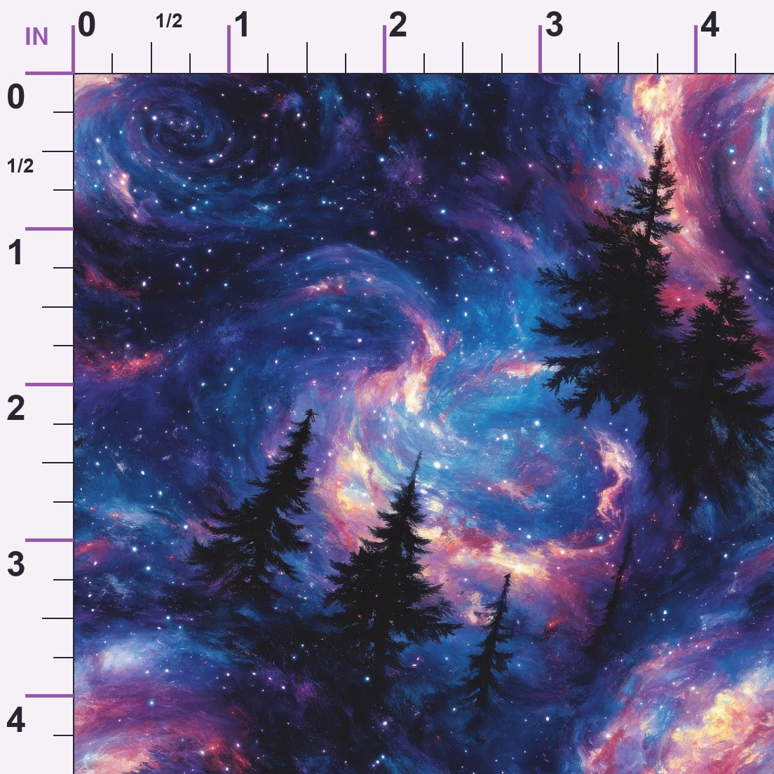 Nebula Horizon Pattern 6 Minky Fabric