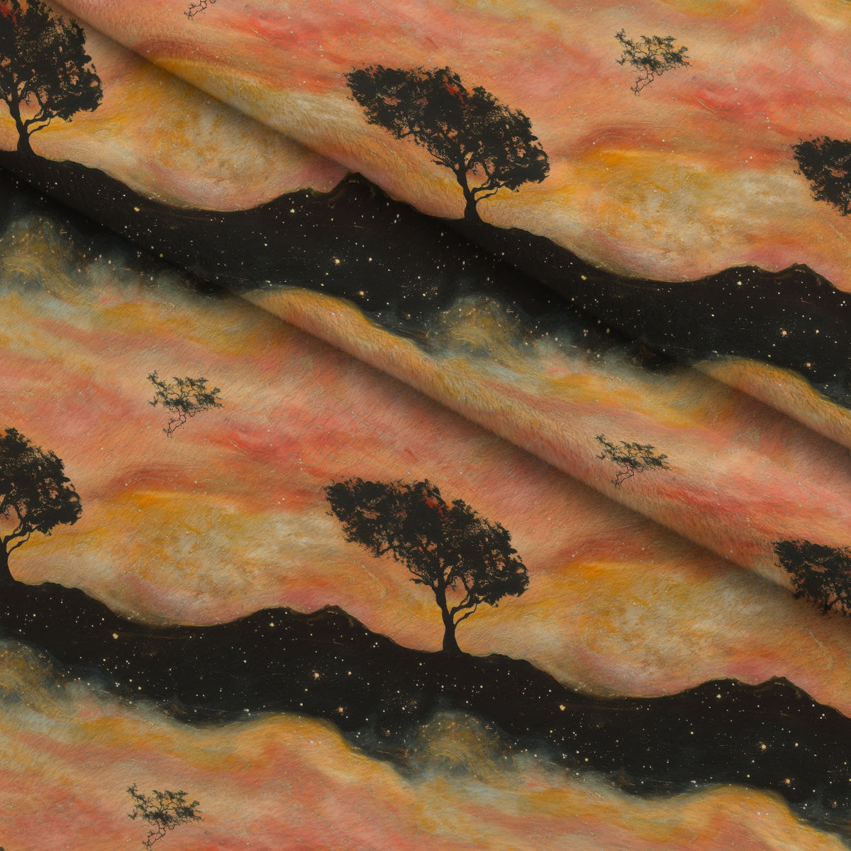 Nebula Horizon Pattern 8 Minky Fabric