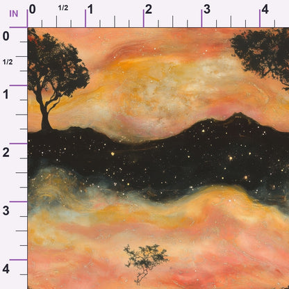 Nebula Horizon Pattern 8 Minky Fabric