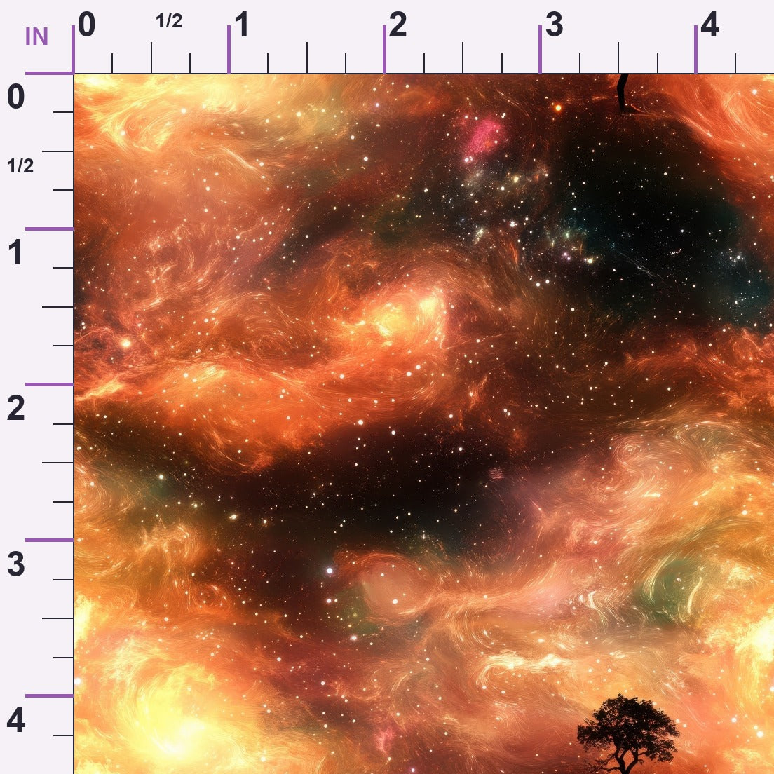 Nebula Horizon Pattern 9 Minky Fabric