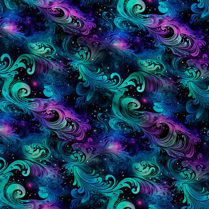 Nebula Swirls Pattern 12 Minky Fabric