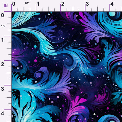 Nebula Swirls Pattern 15 Minky Fabric