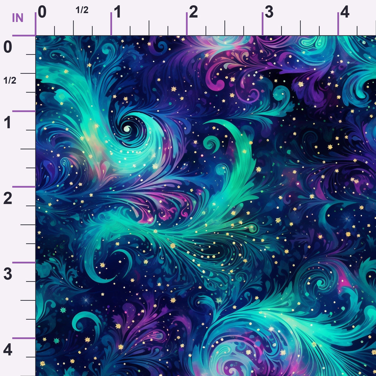 Nebula Swirls Pattern 18 Minky Fabric