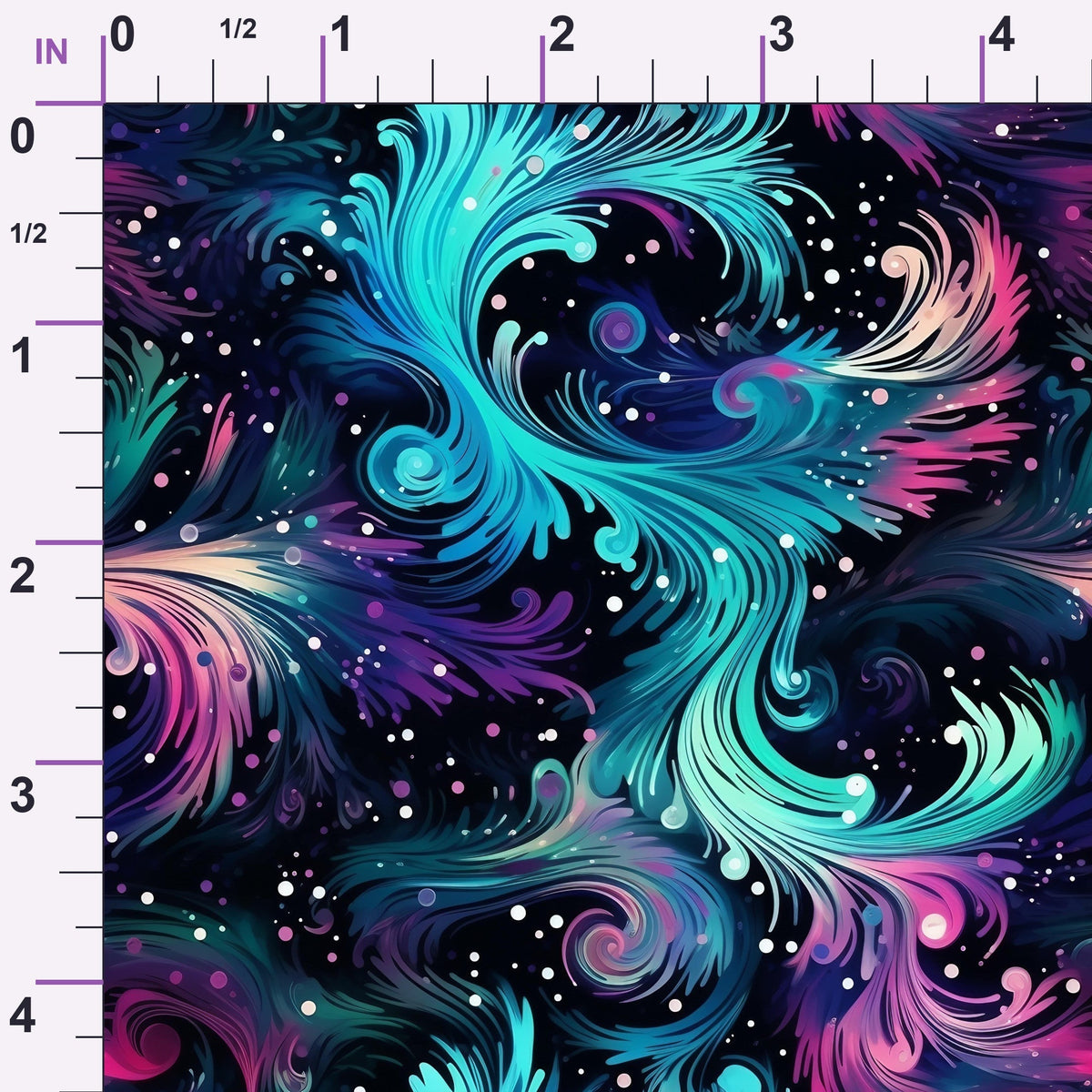 Nebula Swirls Pattern 19 Minky Fabric