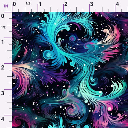 Nebula Swirls Pattern 19 Minky Fabric