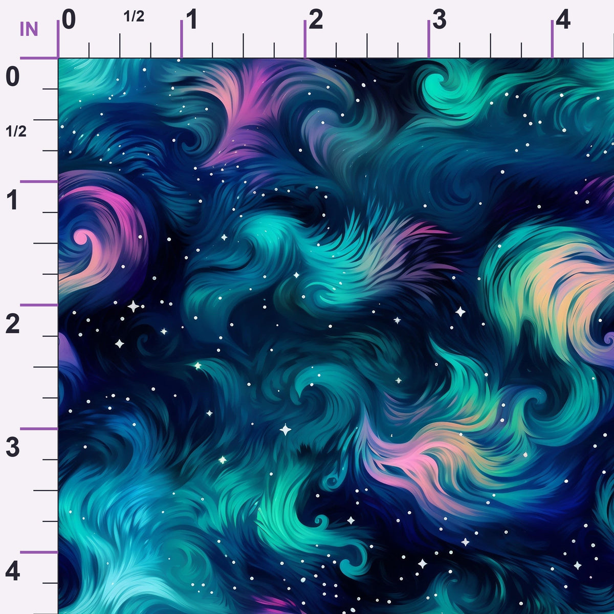 Nebula Swirls Pattern 5 Minky Fabric