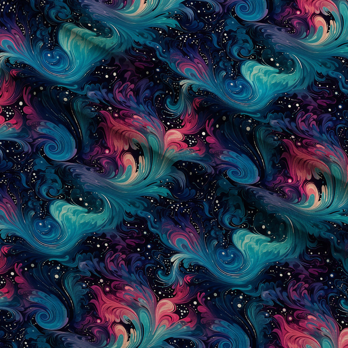 Nebula Swirls Pattern 8 Minky Fabric