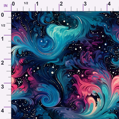 Nebula Swirls Pattern 8 Minky Fabric