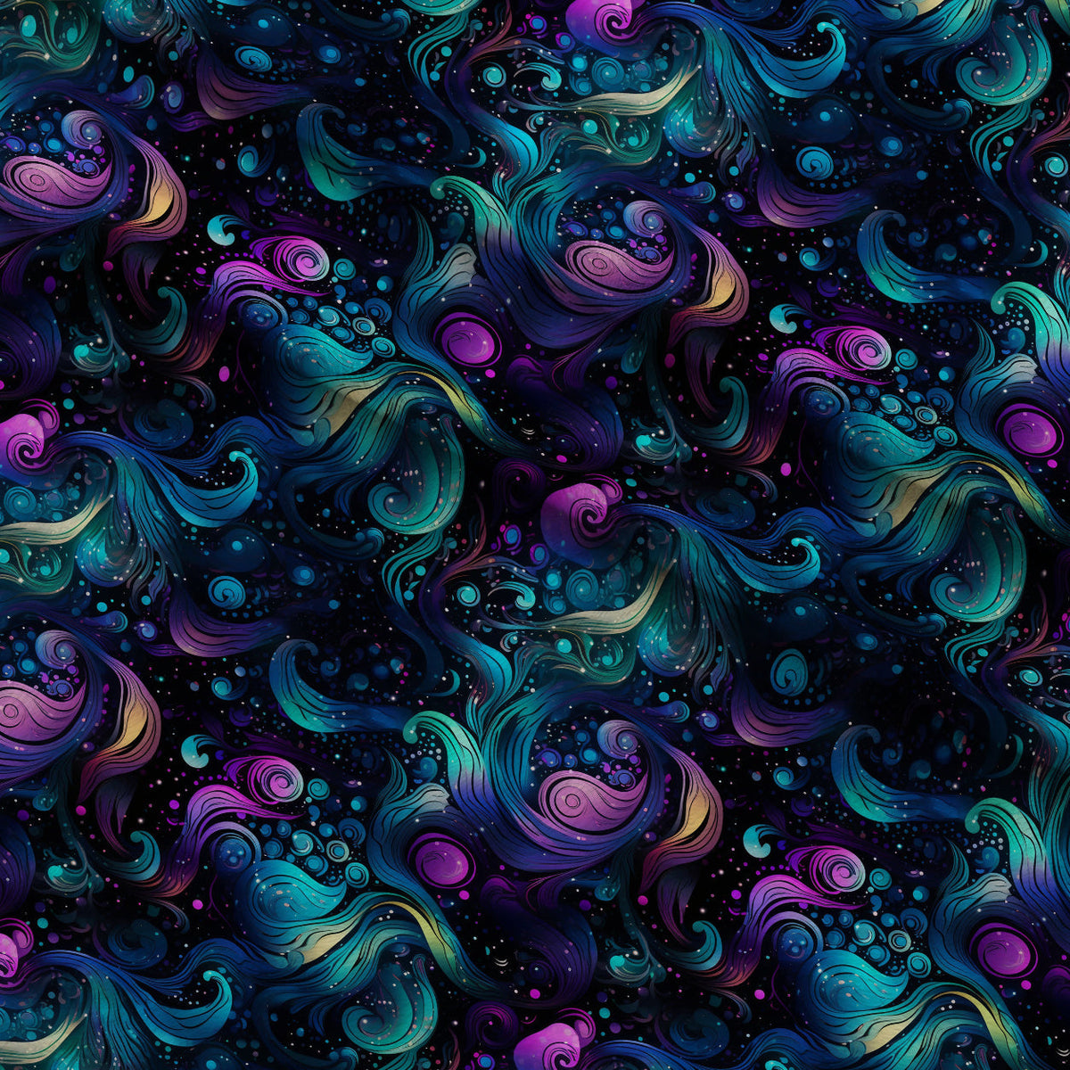 Nebula Swirls Pattern 9 Minky Fabric
