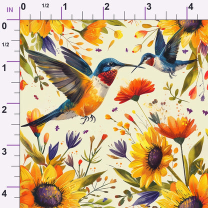 Nectar Garden Pattern 1 Minky Fabric