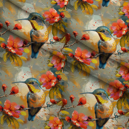 Nectar Garden Pattern 10 Minky Fabric