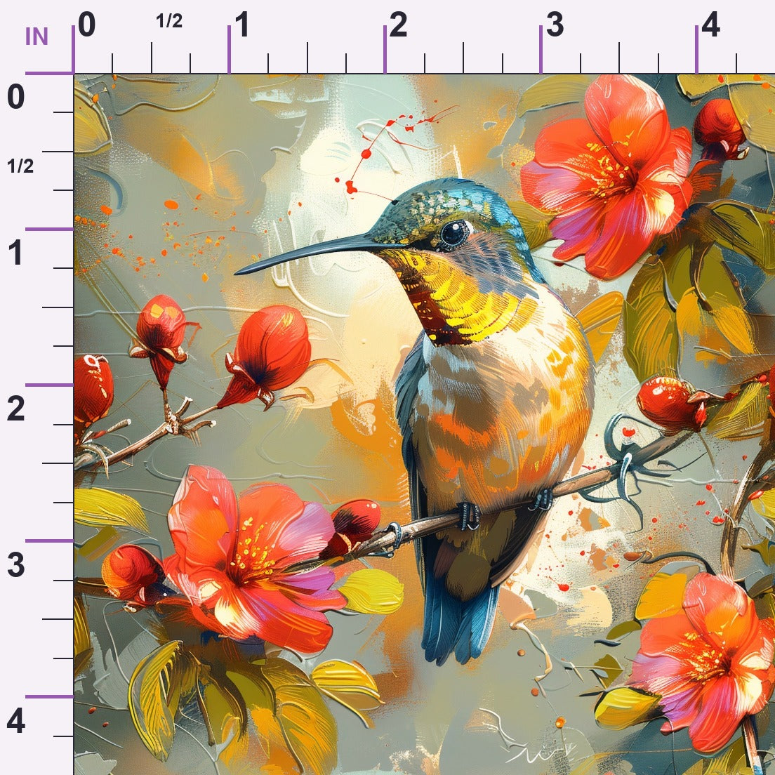 Nectar Garden Pattern 10 Minky Fabric