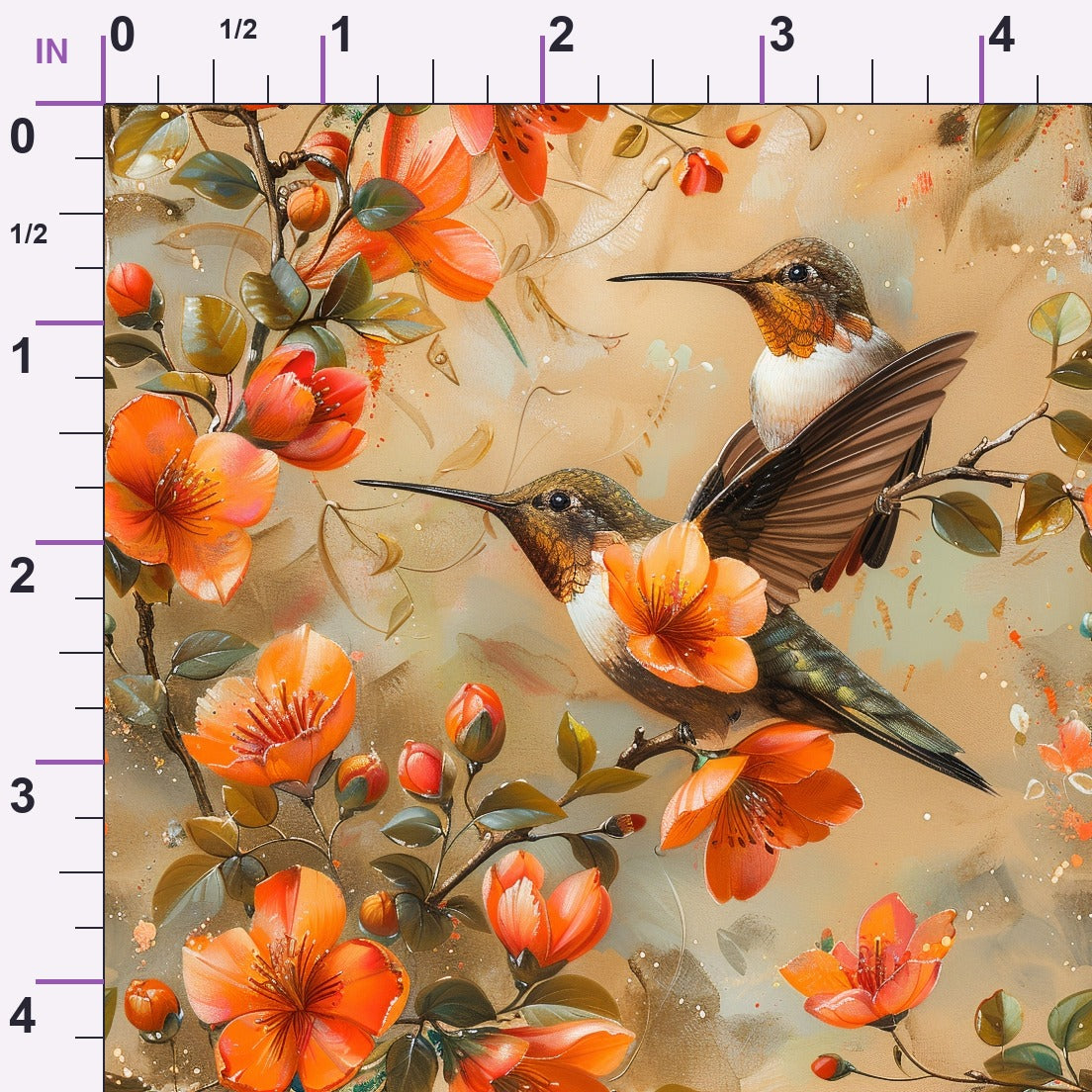 Nectar Garden Pattern 12 Minky Fabric