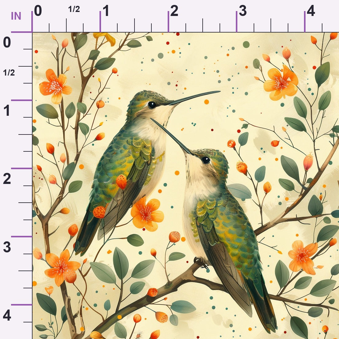 Nectar Garden Pattern 14 Minky Fabric