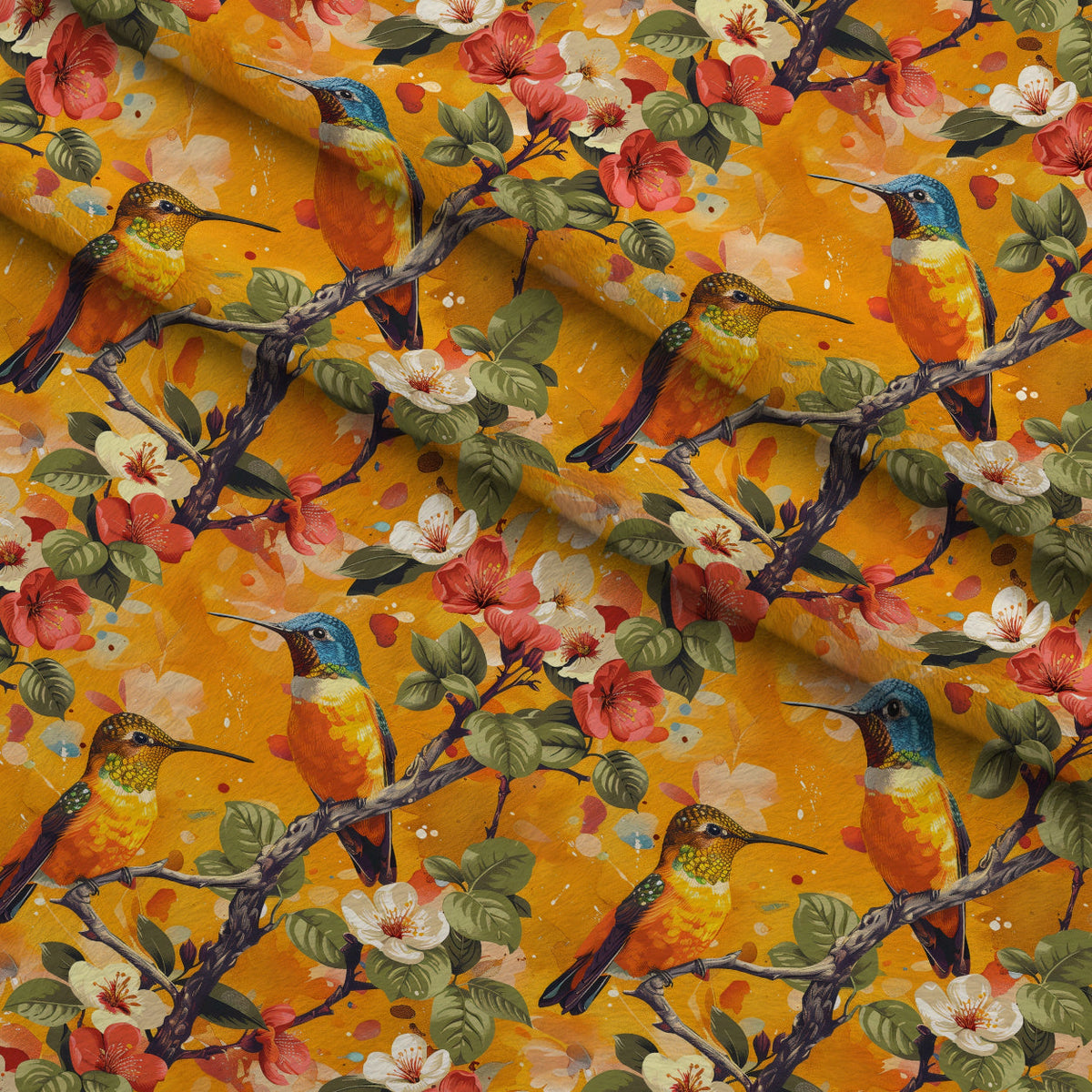 Nectar Garden Pattern 2 Minky Fabric