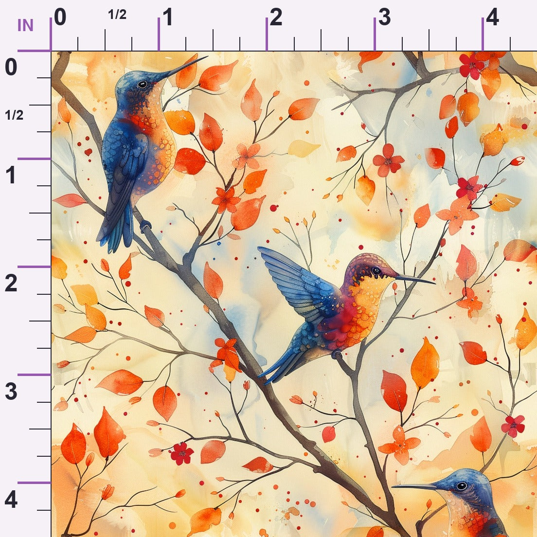 Nectar Garden Pattern 3 Minky Fabric