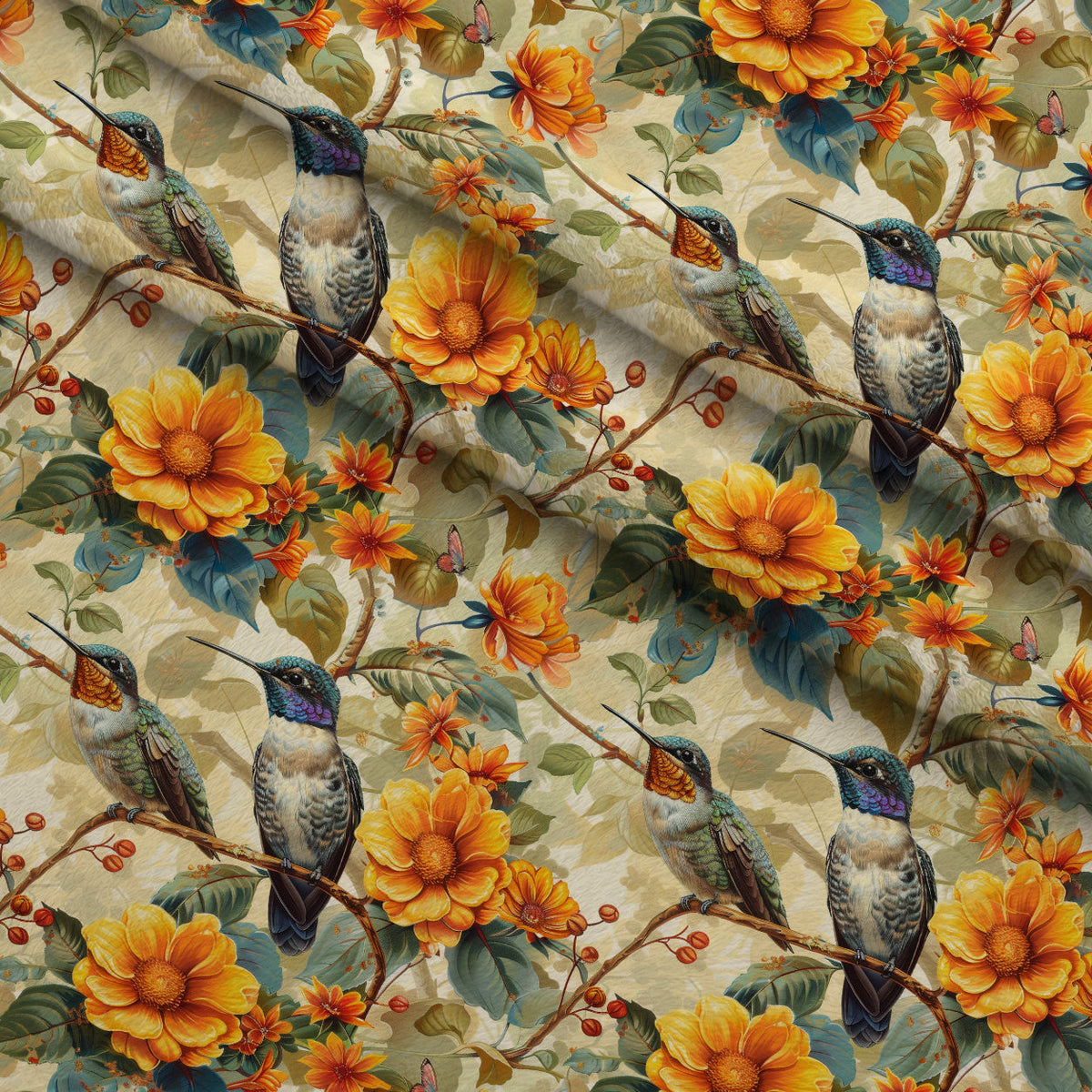 Nectar Garden Pattern 4 Minky Fabric