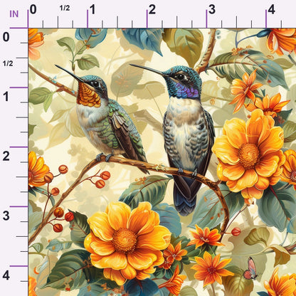 Nectar Garden Pattern 4 Minky Fabric