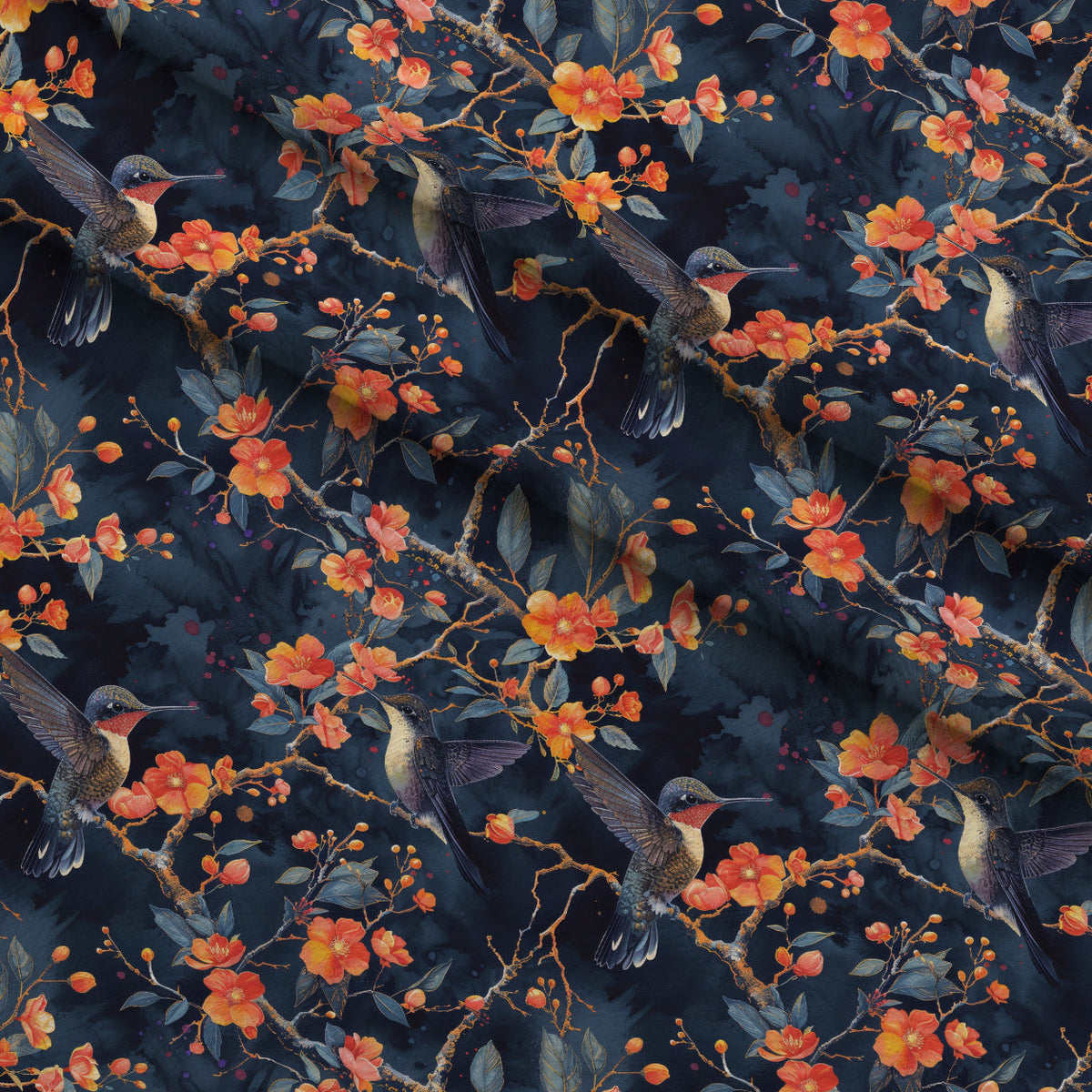 Nectar Garden Pattern 5 Minky Fabric