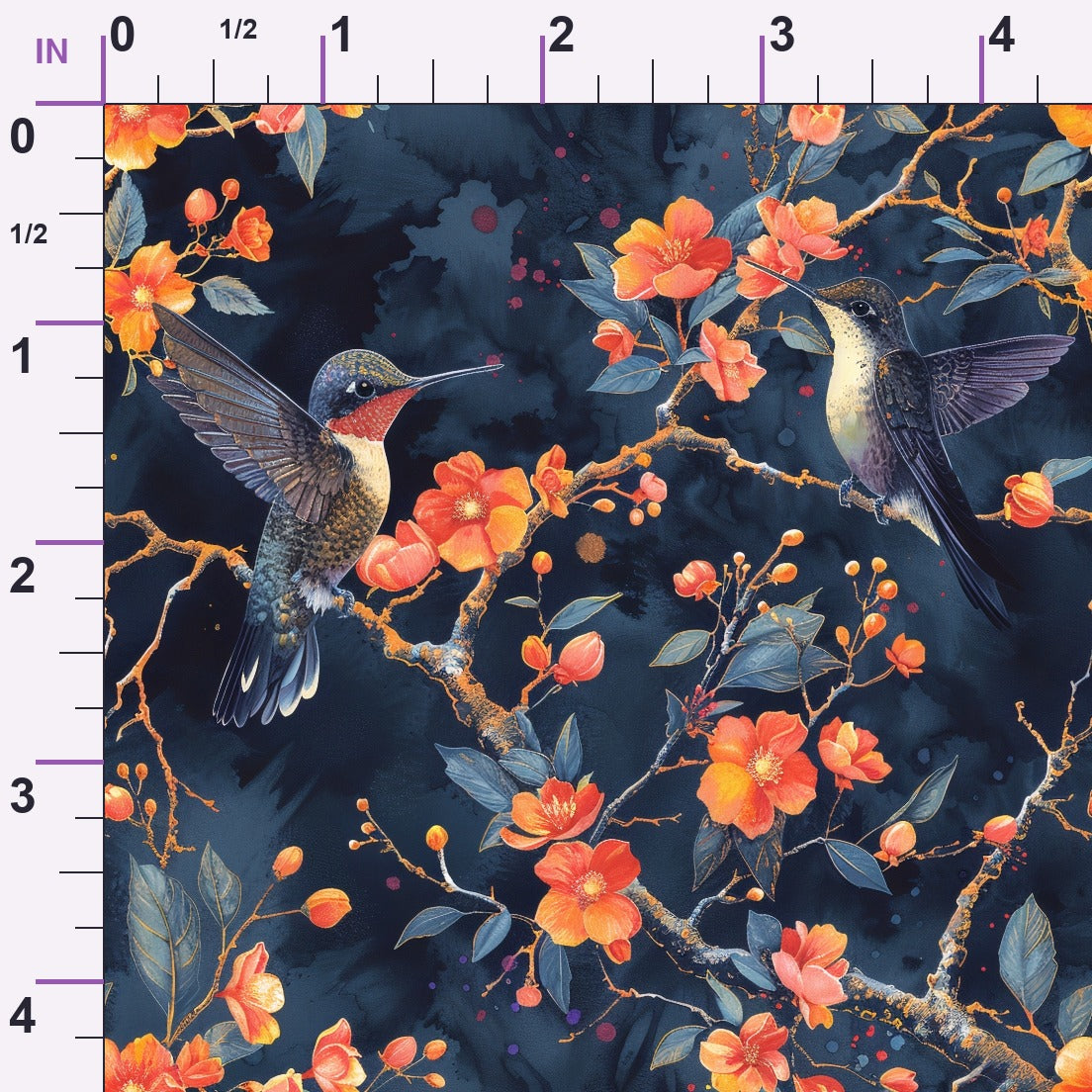 Nectar Garden Pattern 5 Minky Fabric