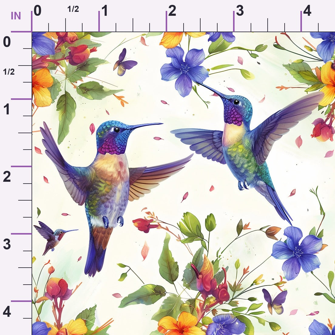Nectar Garden Pattern 7 Minky Fabric
