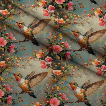 Nectar Garden Pattern 9 Minky Fabric
