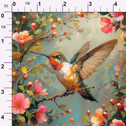 Nectar Garden Pattern 9 Minky Fabric