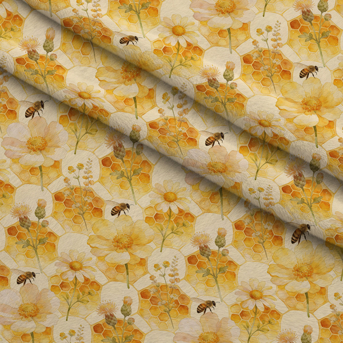 Nectar Meadow Pattern 1 Minky Fabric