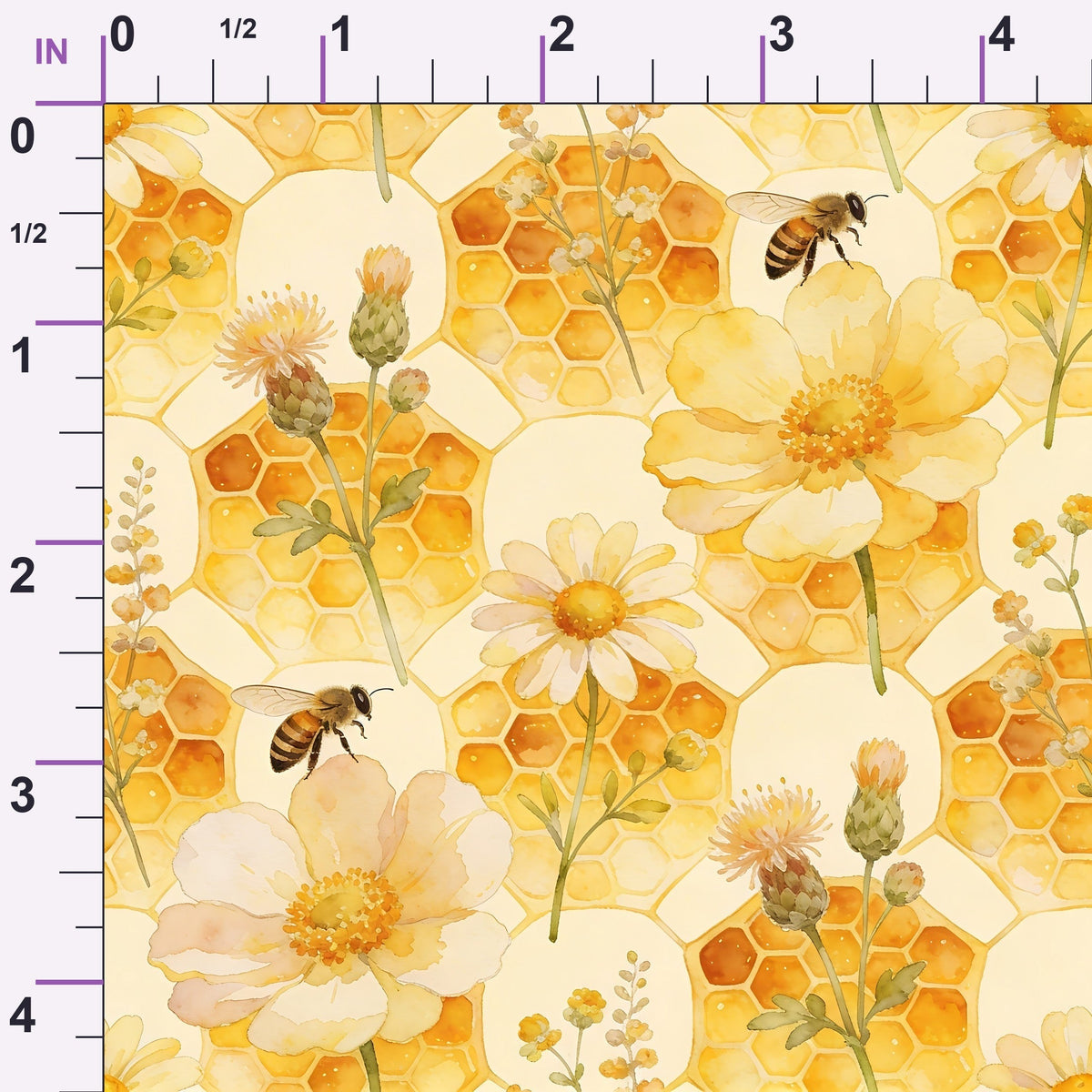 Nectar Meadow Pattern 1 Minky Fabric