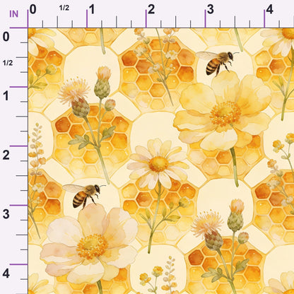 Nectar Meadow Pattern 1 Minky Fabric