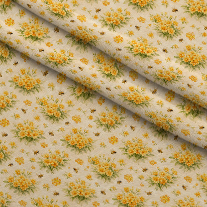 Nectar Meadow Pattern 15 Minky Fabric