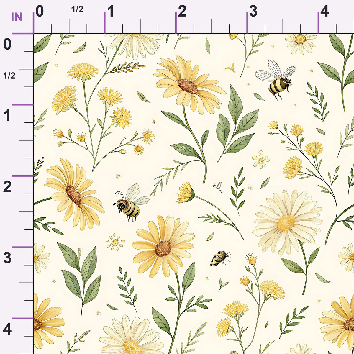 Nectar Meadow Pattern 17 Minky Fabric