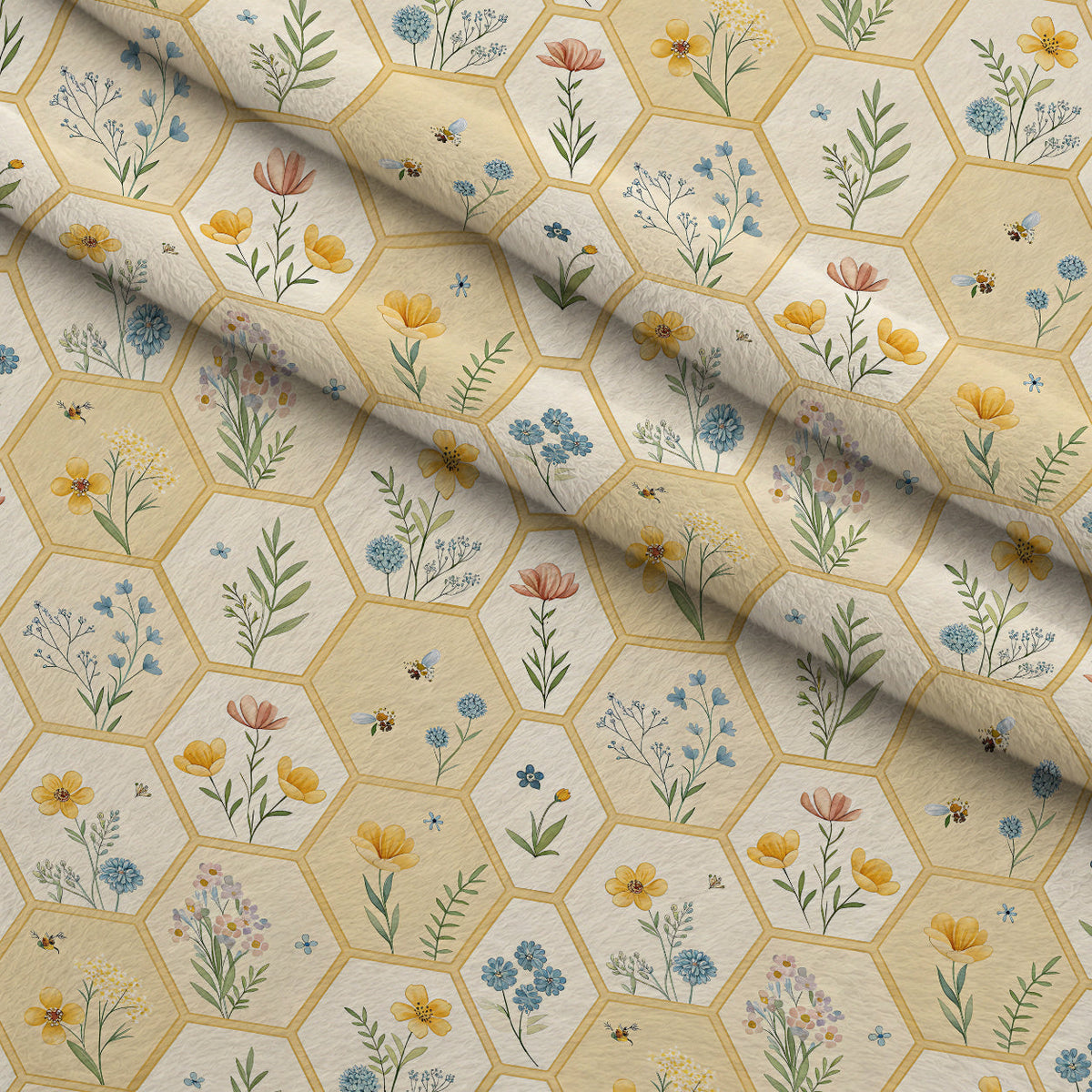 Nectar Meadow Pattern 18 Minky Fabric