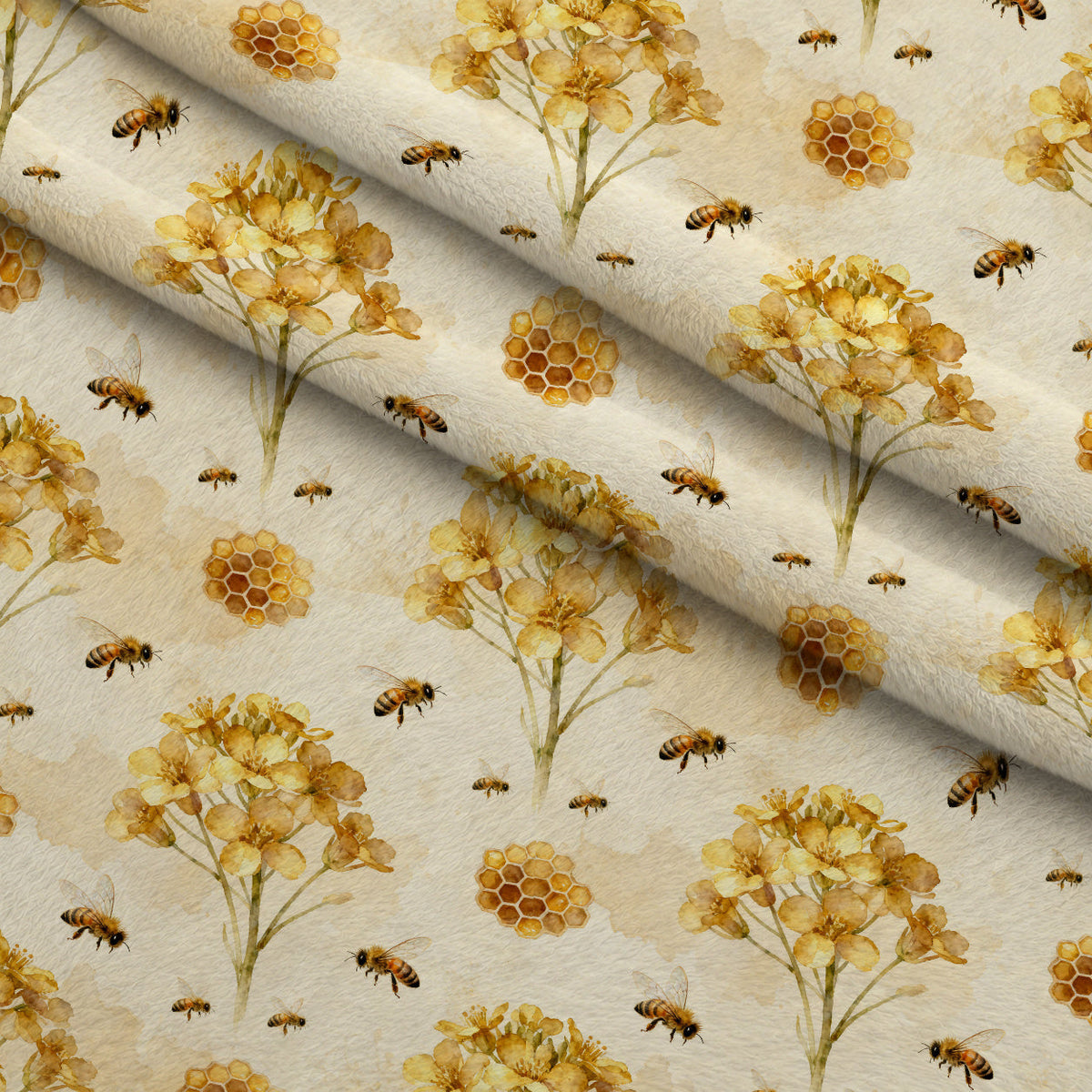 Nectar Meadow Pattern 3 Minky Fabric