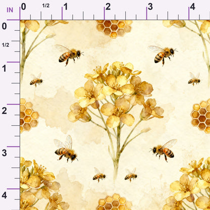 Nectar Meadow Pattern 3 Minky Fabric