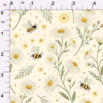 Nectar Meadow Pattern 9 Minky Fabric