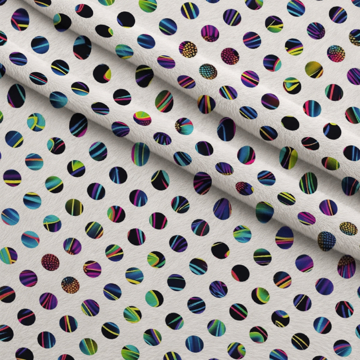 Neon Daisy Pattern 21 Minky Fabric