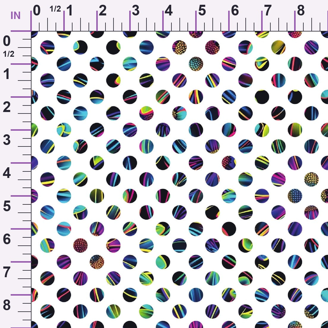 Neon Daisy Pattern 21 Minky Fabric
