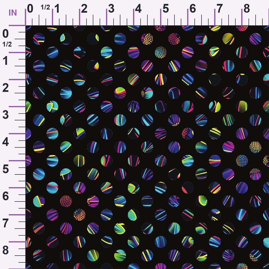 Neon Daisy Pattern 22 Minky Fabric
