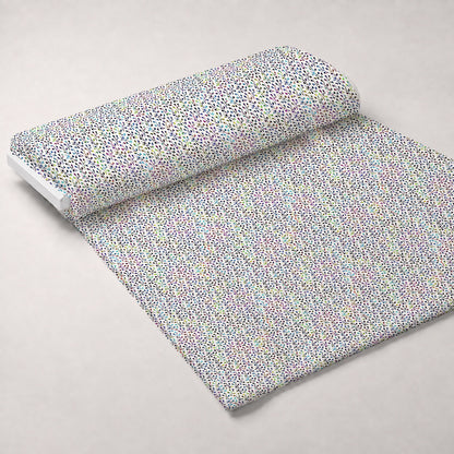 Neon Daisy Pattern 28 Minky Fabric