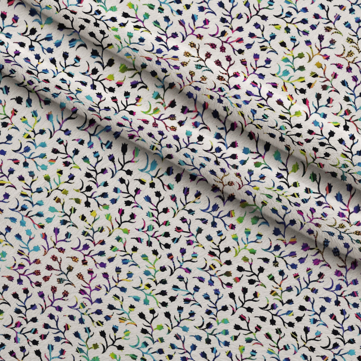 Neon Daisy Pattern 28 Minky Fabric