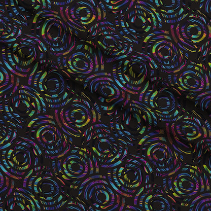 Neon Daisy Pattern 35 Minky Fabric