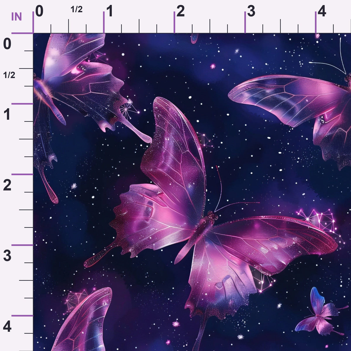 Neon Flutter Pattern 13 Minky Fabric