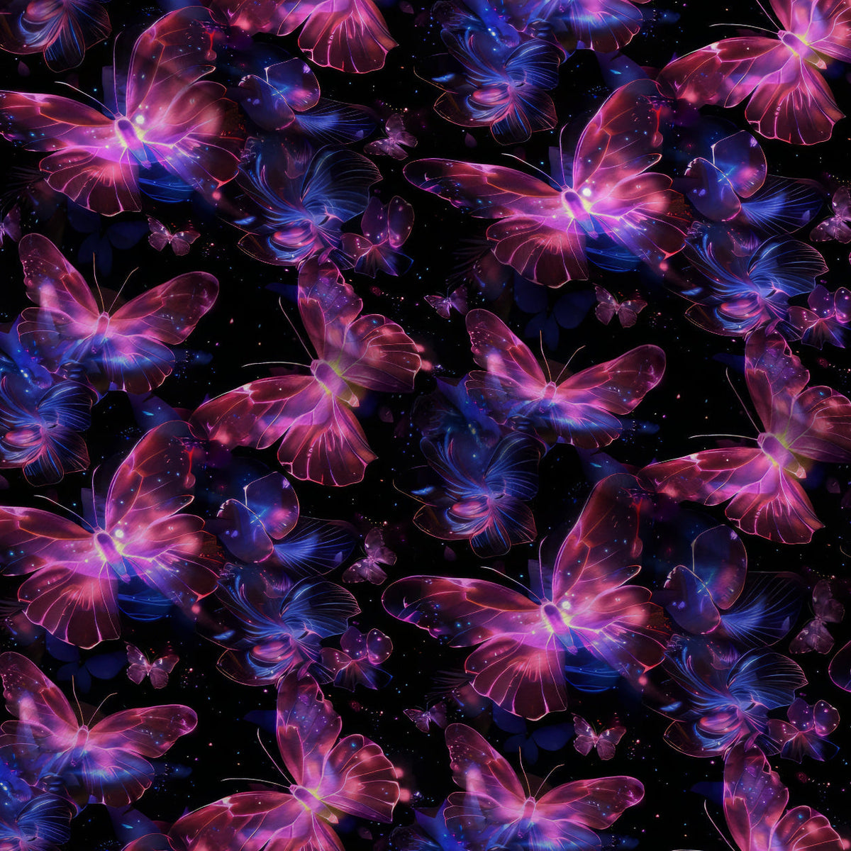 Neon Flutter Pattern 14 Minky Fabric