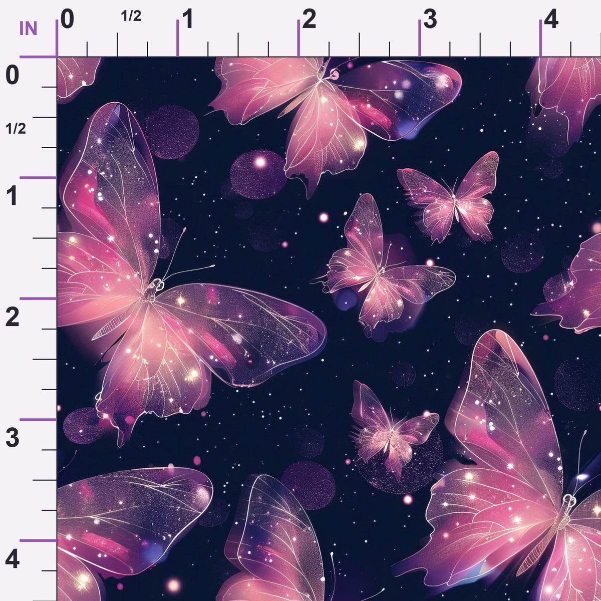 Neon Flutter Pattern 16 Minky Fabric