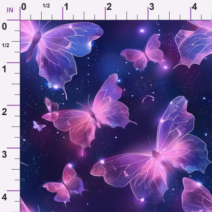 Neon Flutter Pattern 3 Minky Fabric