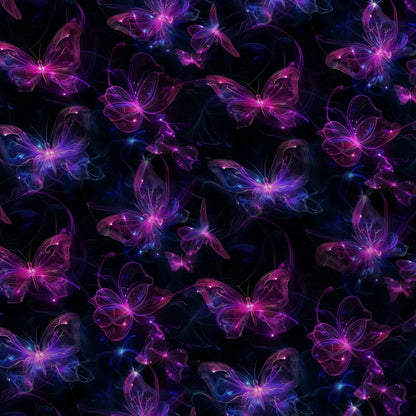 Neon Flutter Pattern 4 Minky Fabric