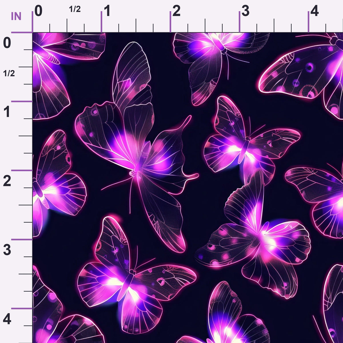 Neon Flutter Pattern 6 Minky Fabric