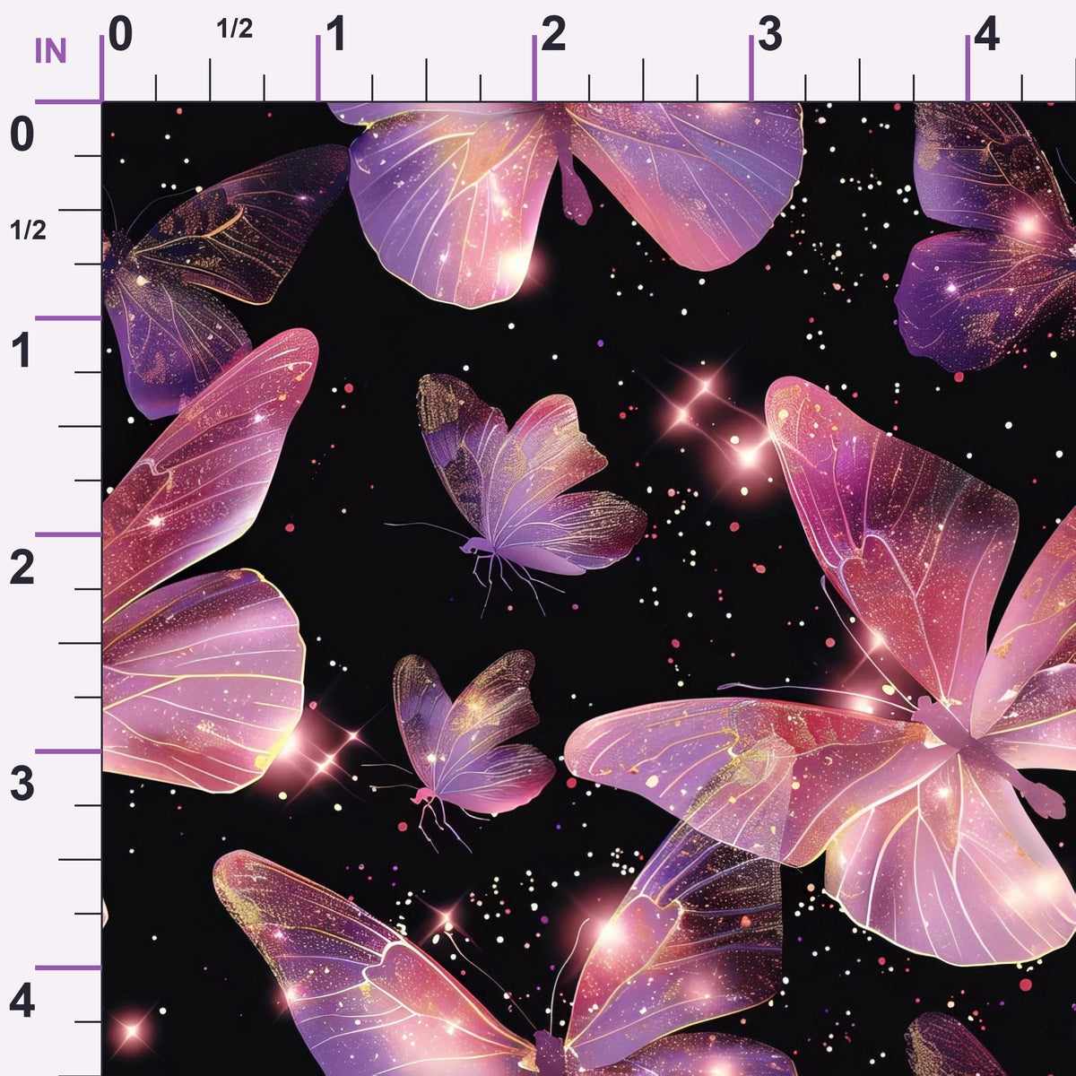 Neon Flutter Pattern 7 Minky Fabric