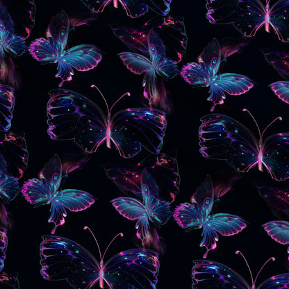 Neon Flutter Pattern 9 Minky Fabric